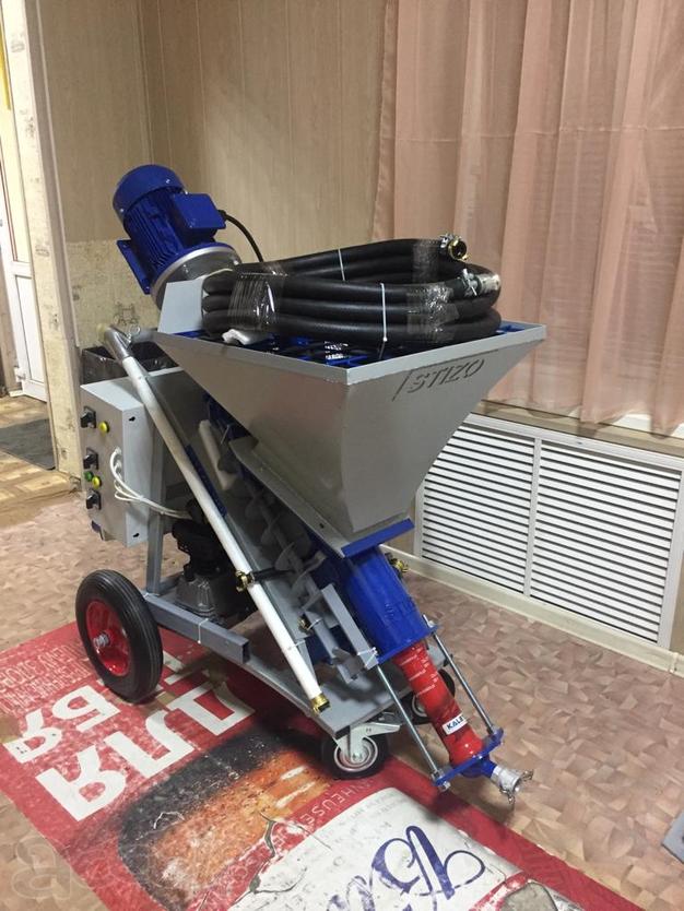 Штукатурная станция 220v