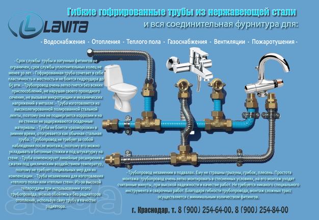 Монтаж систем отопления и водоснабжения