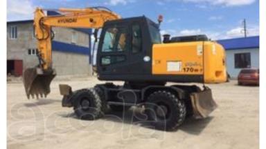 Сдам в аренду полноповоротный колёсный экскаватор HYUNDAI R170.